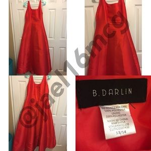 Red Special occasion ballgown dress